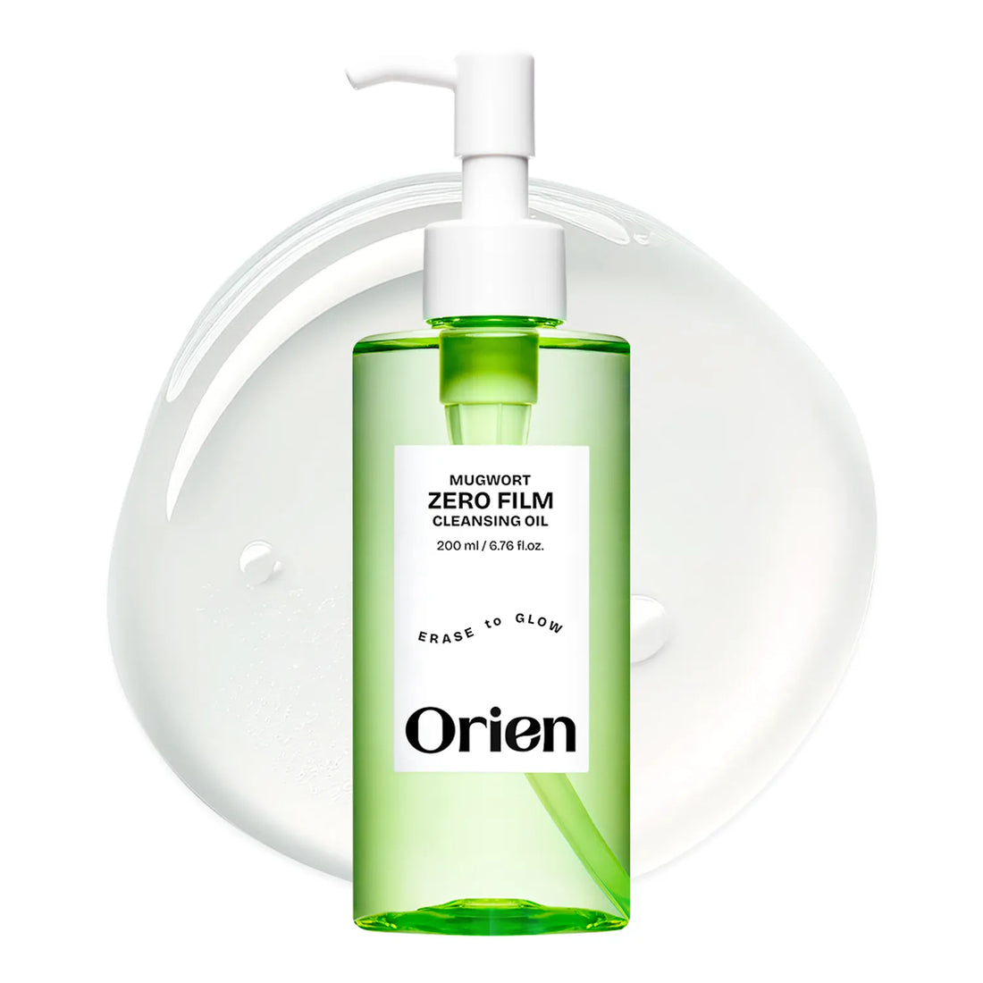 Orien Mugwort Zero Film Cleansing Oil 200ml – Facial Cleansing Oil for Pore & Blackhead Care